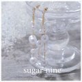 【アクセサリー：ピアス】2連パールピアス[HC02]
