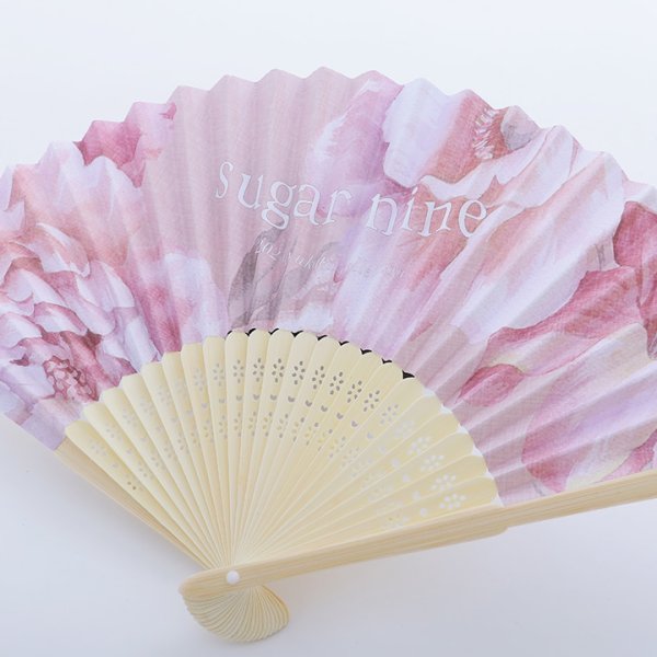 画像8: 【即日発送】【浴衣小物/扇子】フラワー柄扇子【4カラー】[YMT]