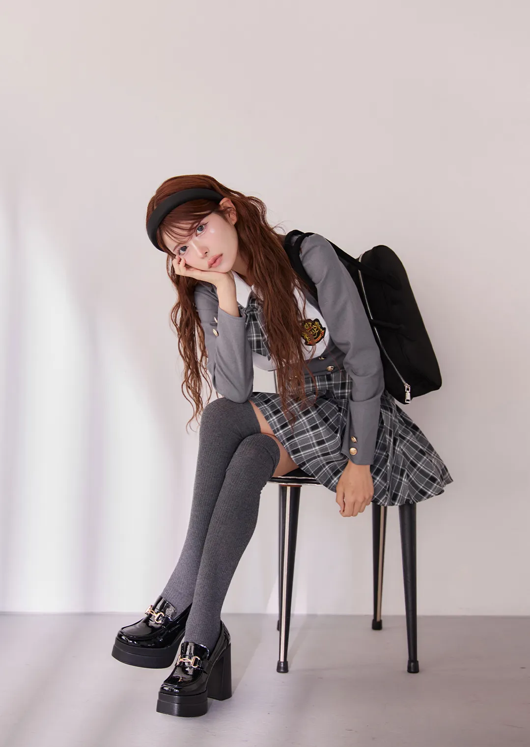 チェック制服セットアップ