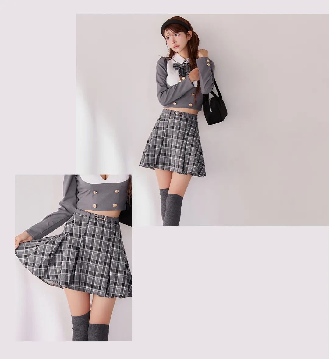チェック制服セットアップ