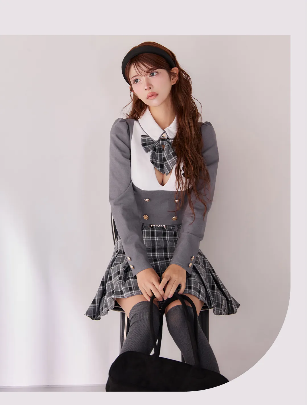 チェック制服セットアップ