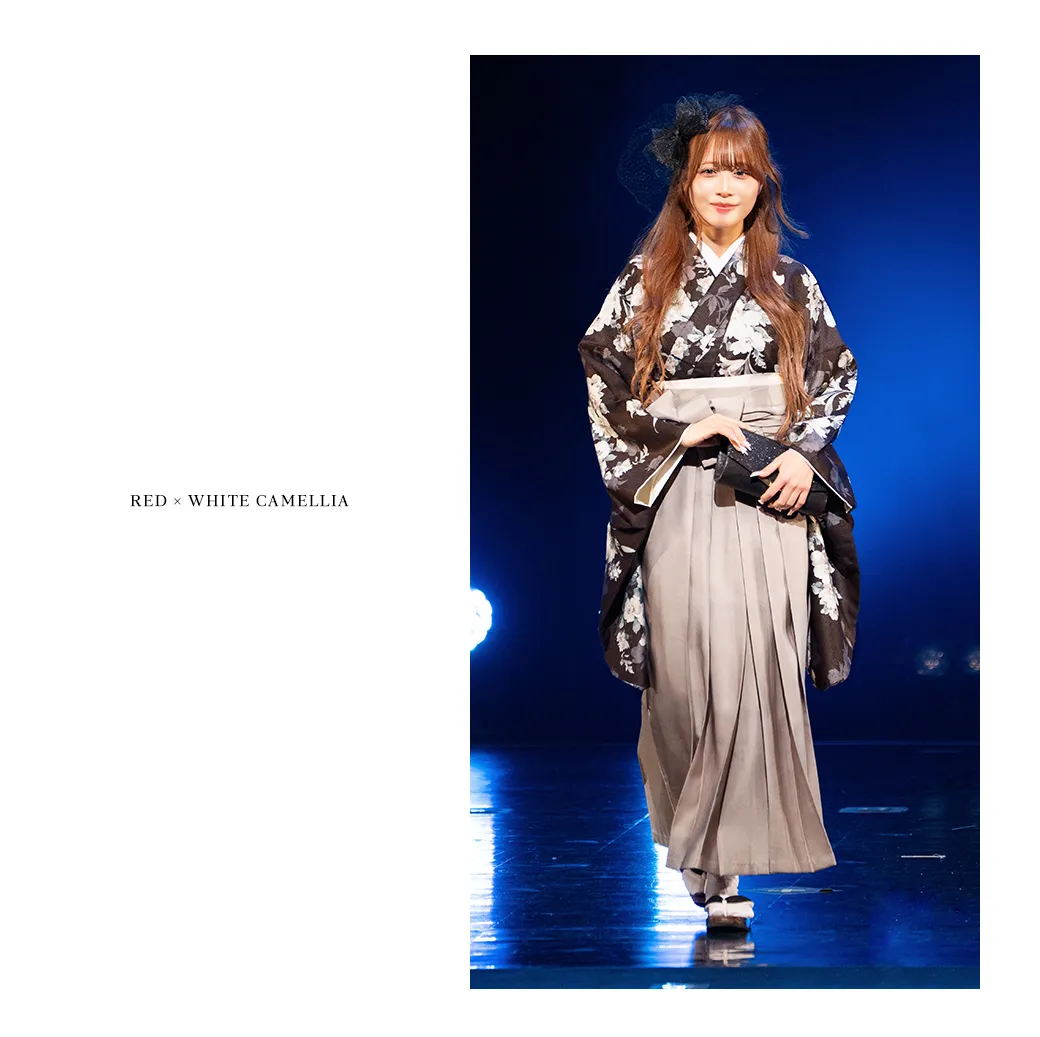 2025WINTER GAKUSEI RUNWAY 袴ステージランウェイレポート59