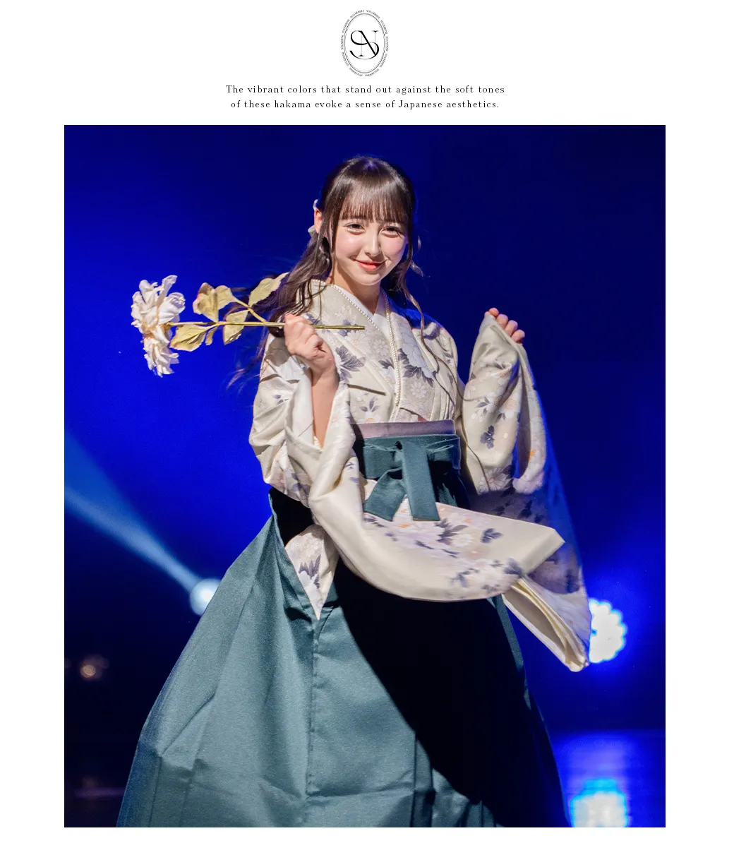 2025WINTER GAKUSEI RUNWAY 袴ステージランウェイレポート8