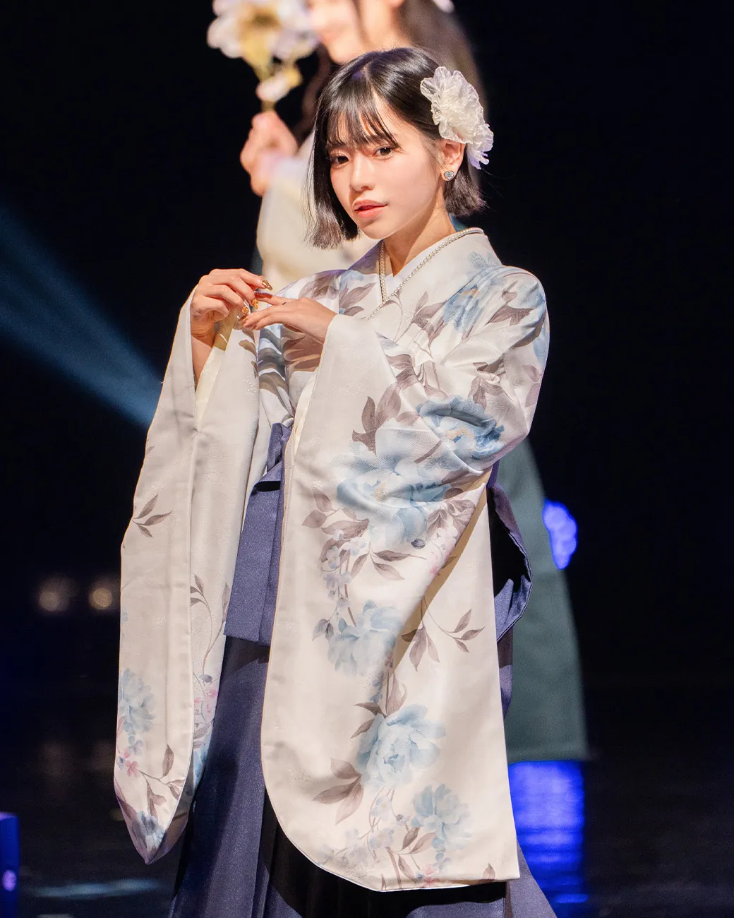 2025WINTER GAKUSEI RUNWAY 袴ステージランウェイレポート10