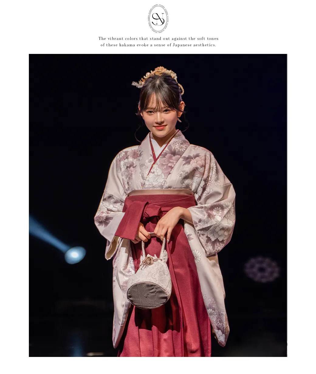 2025WINTER GAKUSEI RUNWAY 袴ステージランウェイレポート16