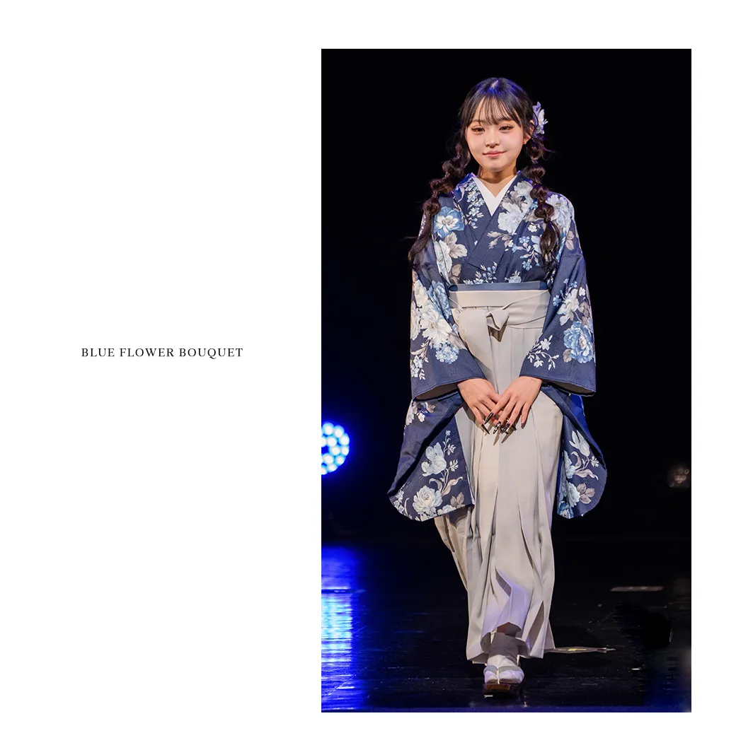 2025WINTER GAKUSEI RUNWAY 袴ステージランウェイレポート19