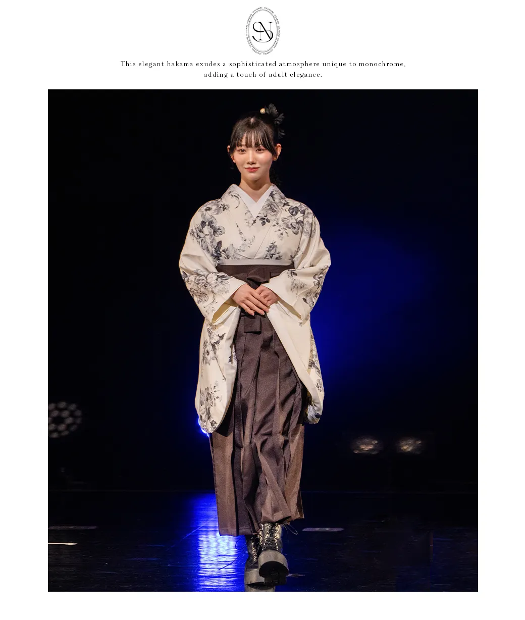 2025WINTER GAKUSEI RUNWAY 袴ステージランウェイレポート40