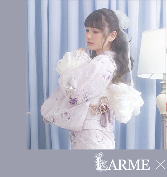 2023水着&浴衣 / jewels】LARMEモデルが着る 水着&浴衣 - ドレス