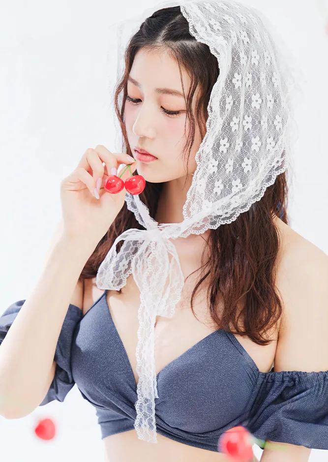 【ビキニ】【水着】オフショルデニムビキニ 2点セット5