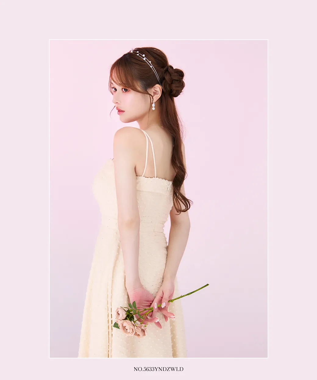 【sifeel/シフィール】ロングラメワンピースドレス