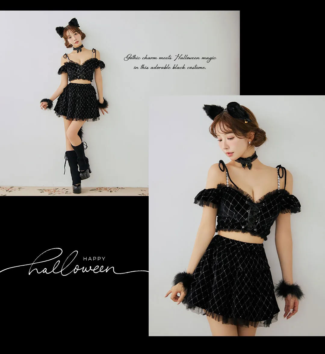 三上悠亜&ももかが着る、盛れる最新ハロウィンコスプレ4LOOK9