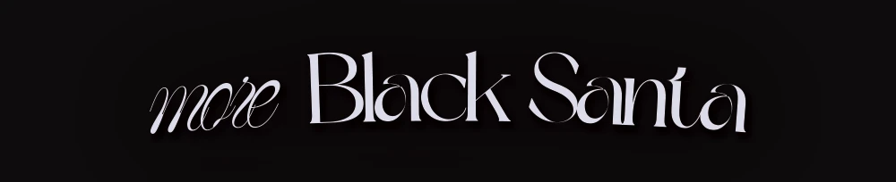 ブラックサンタコスプレ