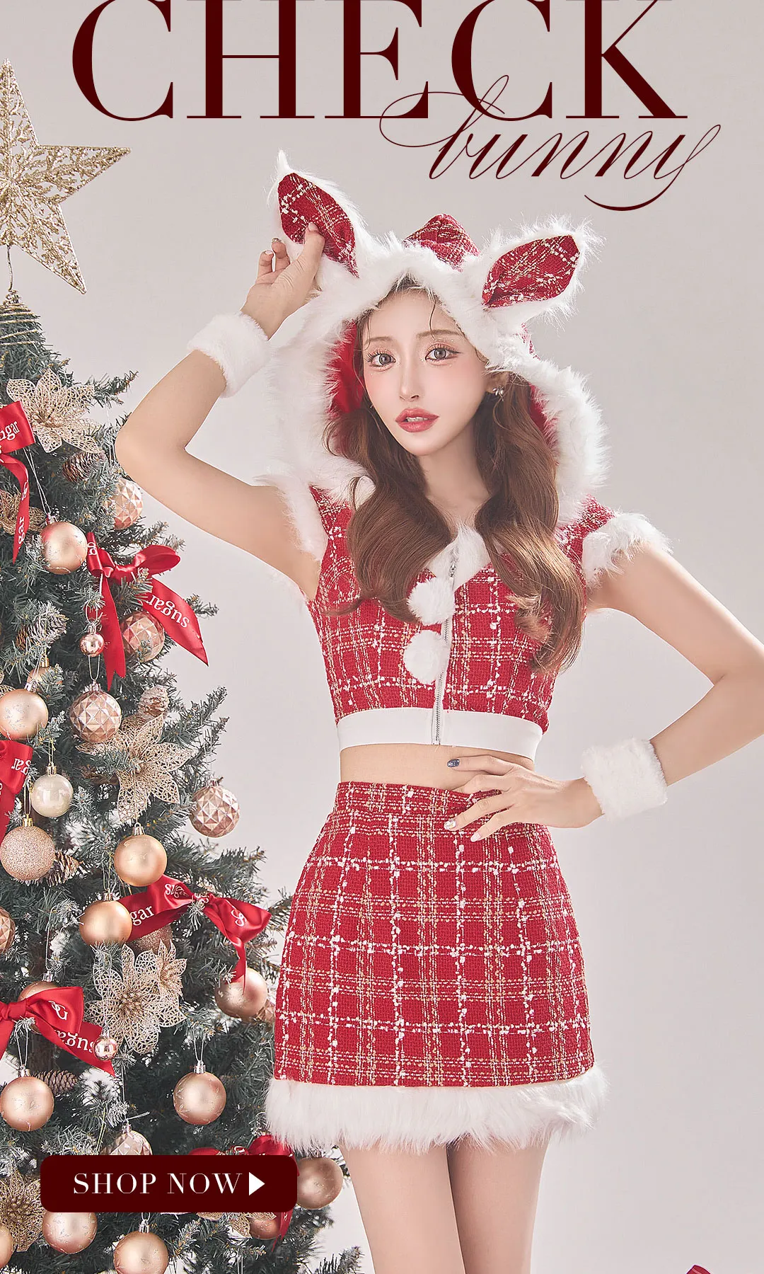 明日花キララ&れみれみチェックサンタコレクション7LOOK♡-21