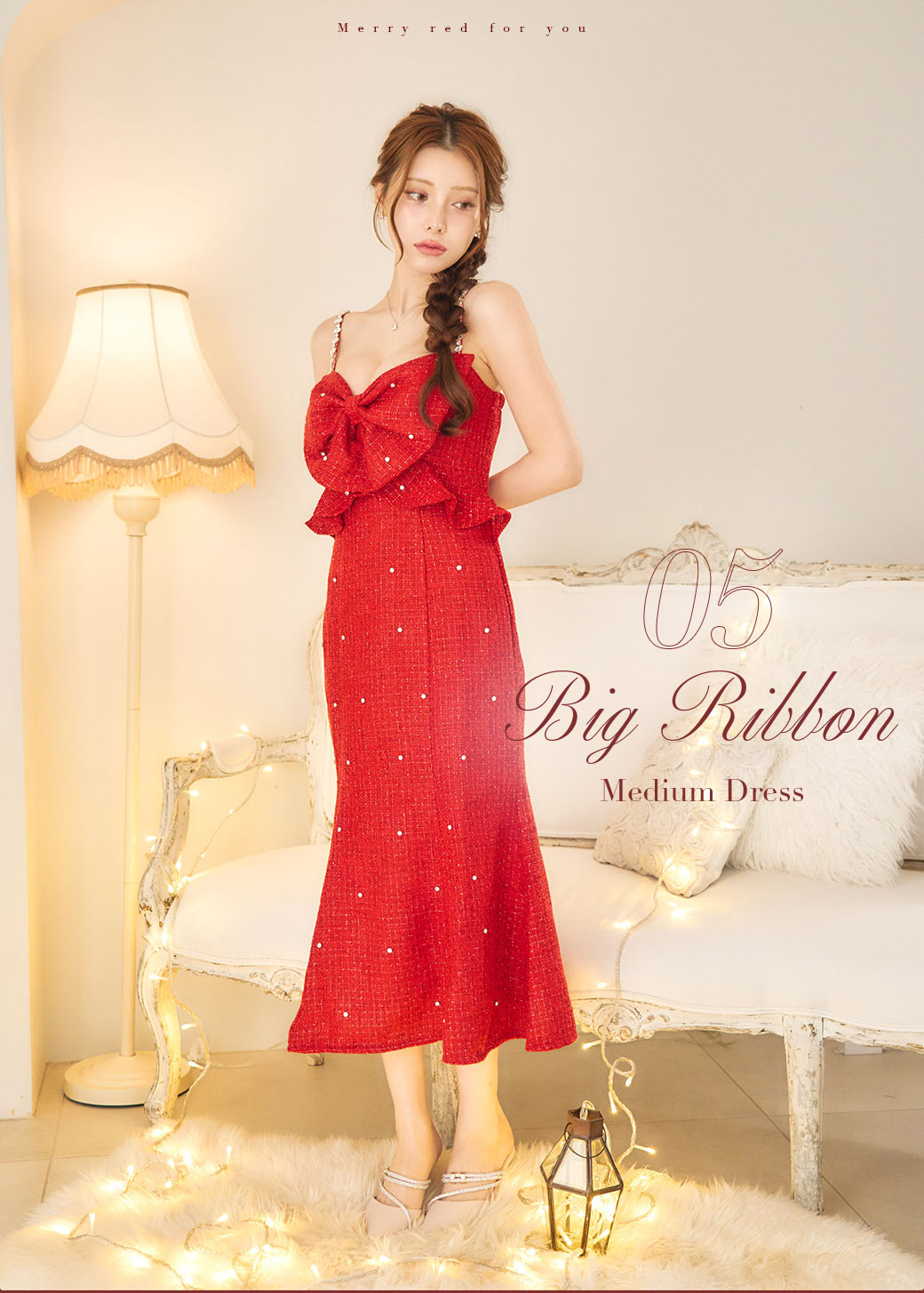 襟付きノースリーブプリーツミニドレス1