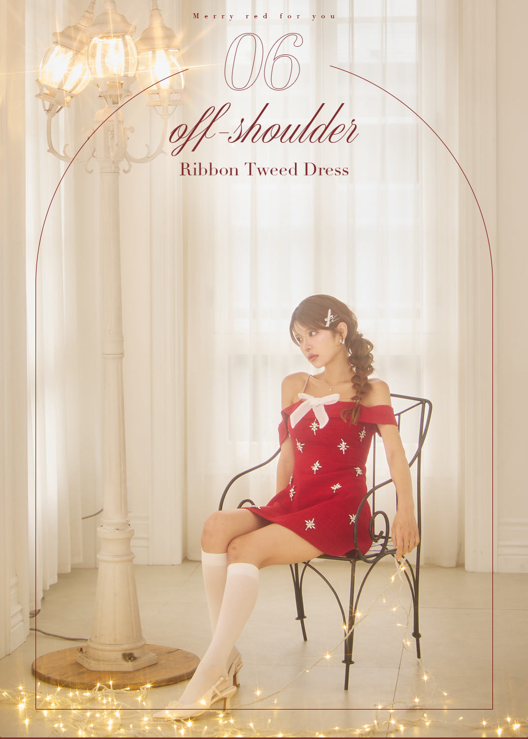 ダブルベルトプリーツミニドレス1