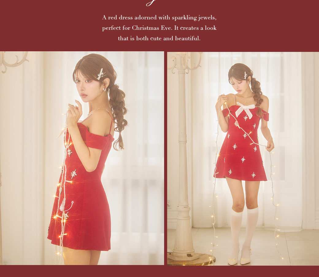 ダブルベルトプリーツミニドレス3