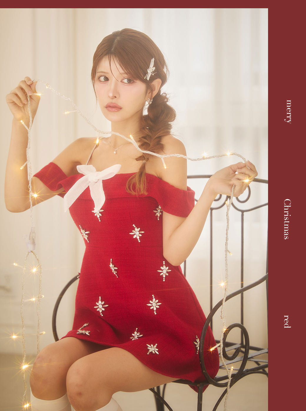 ダブルベルトプリーツミニドレス3