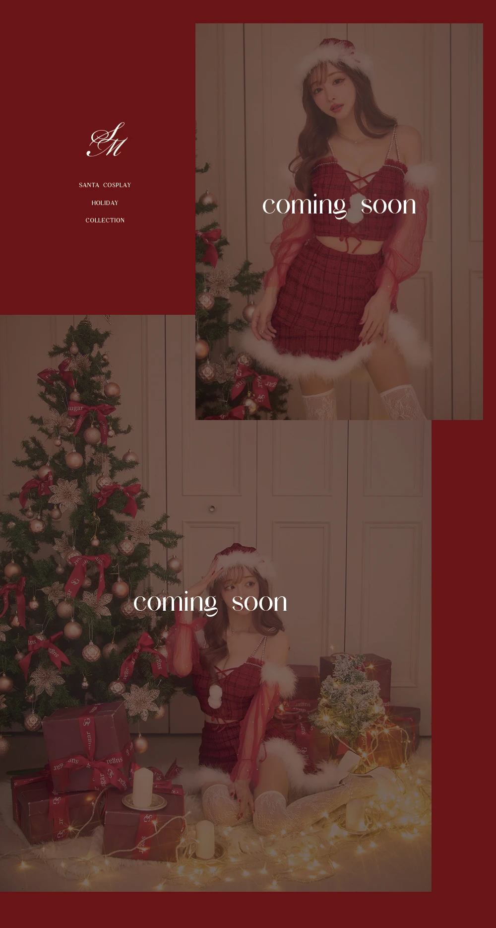 バックオープン起毛ニットフレアミニキャバドレス