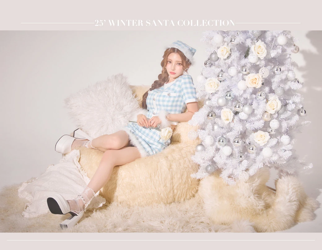 ギンガムチェックタイトサンタ3