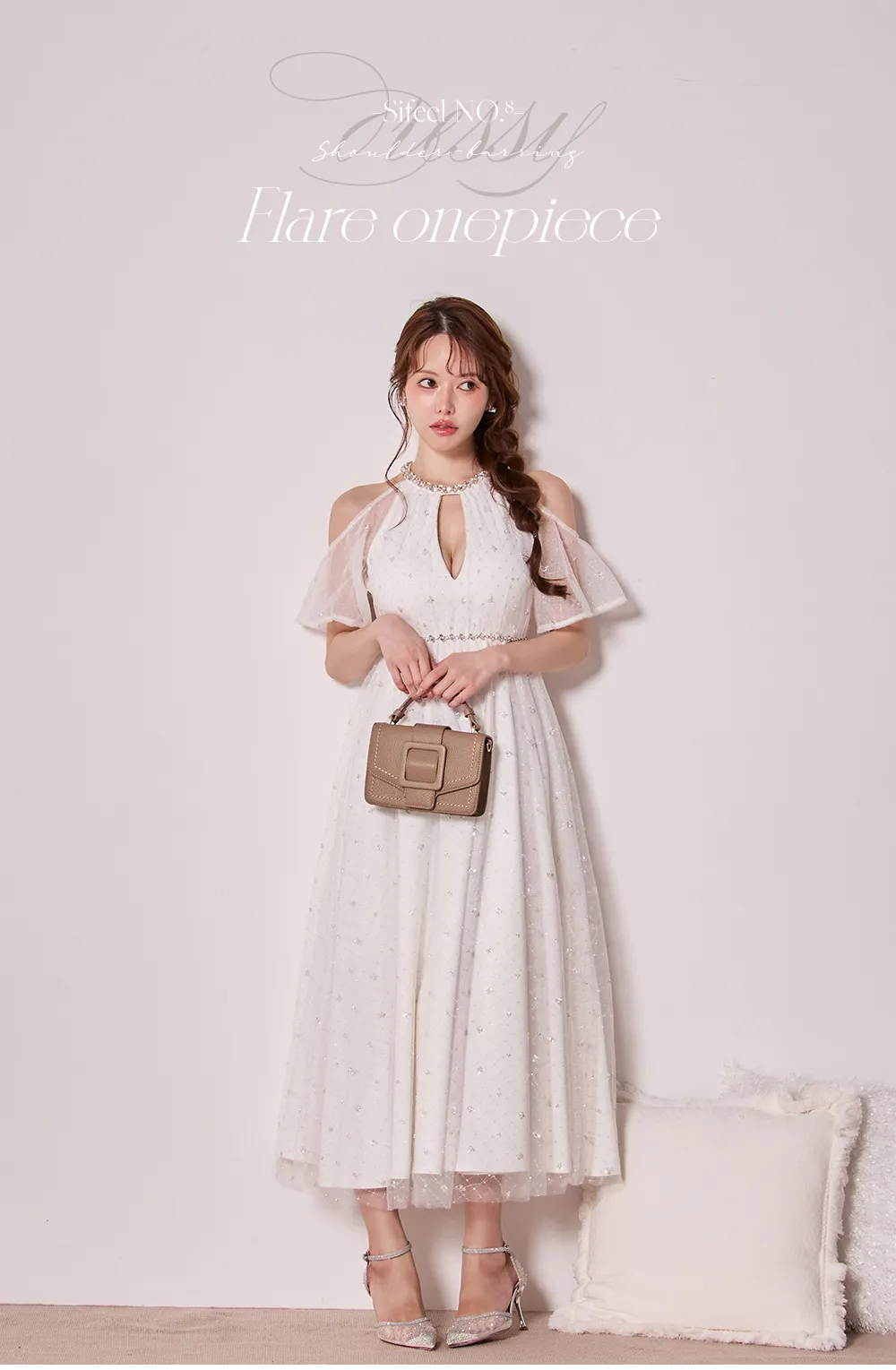 【sifeel/シフィール】スパンコールチュールワンピースドレス/キャバドレス【S-Lサイズ/1カラー】[OF03] 【YN】dzwsLD