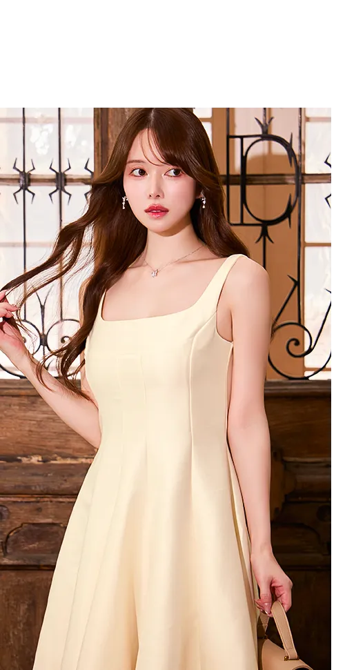 フレアスカートワンピースドレス/キャバドレス【S-Lサイズ/1カラー】[OF03]【YN】dzy