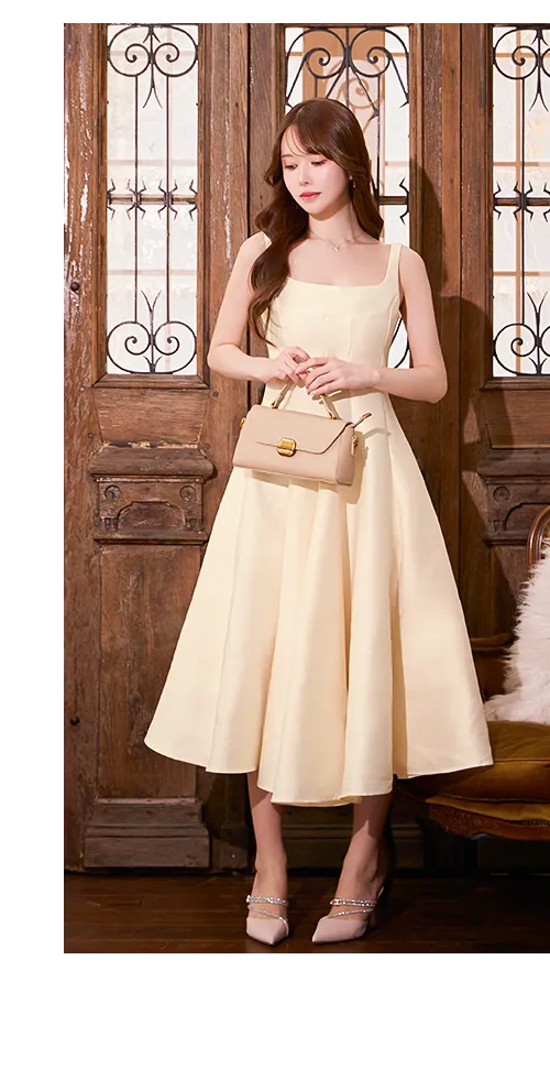 フレアスカートワンピースドレス/キャバドレス【S-Lサイズ/1カラー】[OF03]【YN】dzy