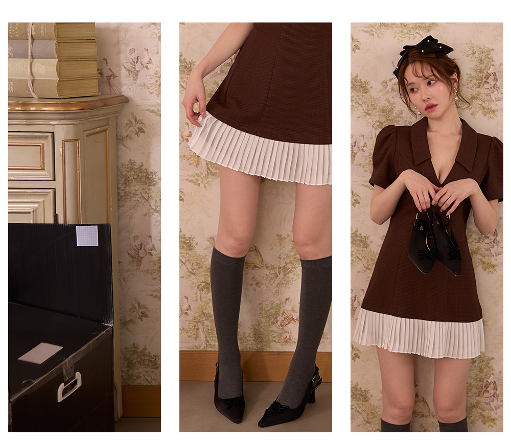 ショルダーシアーベロアミニドレス/キャバドレス