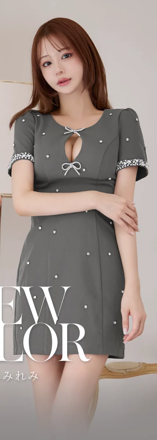 れみれみが着る♡人気ドレスの新色グレー発売スタート！