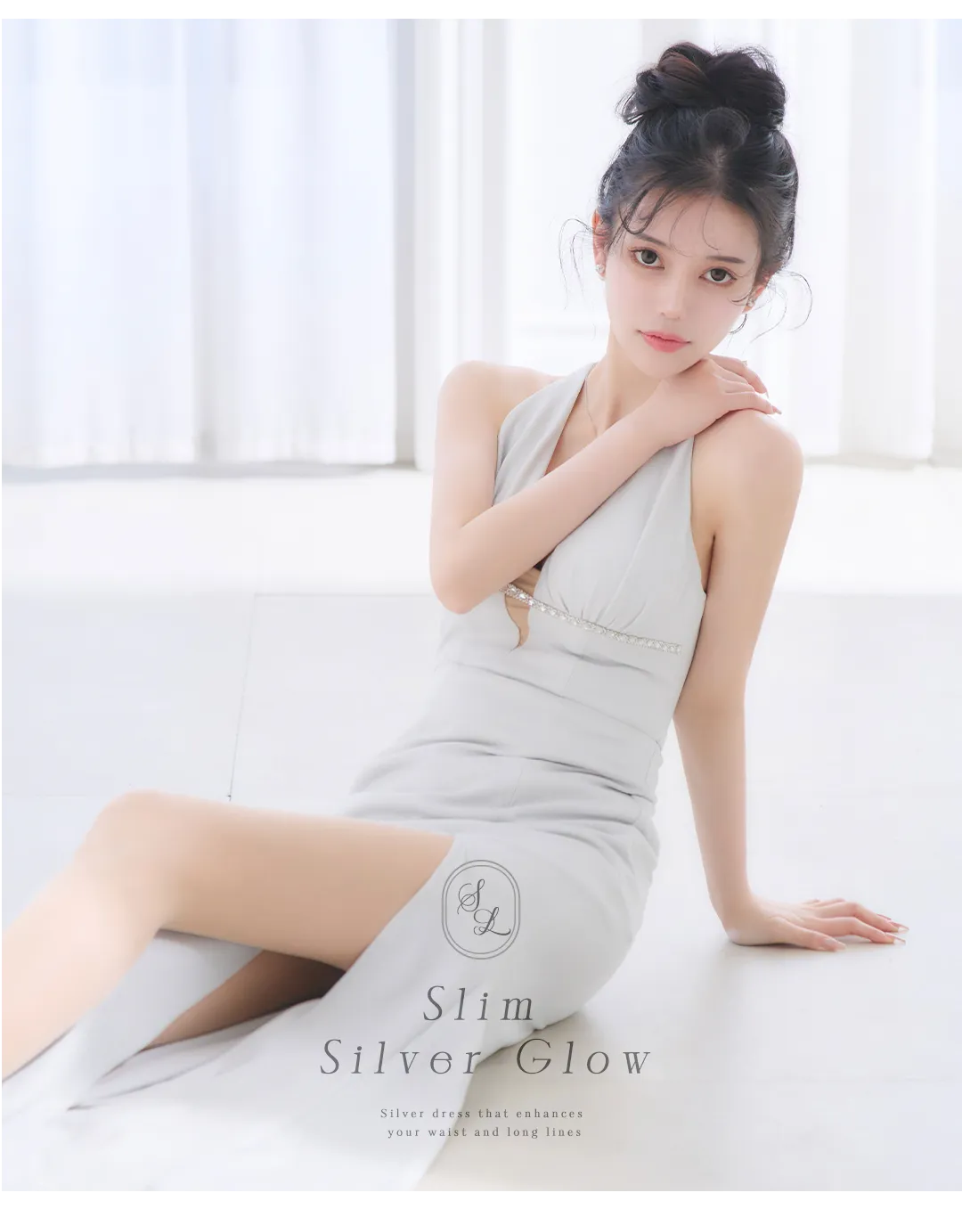 アメスリウエストビジューラメロングドレス/キャバドレス3