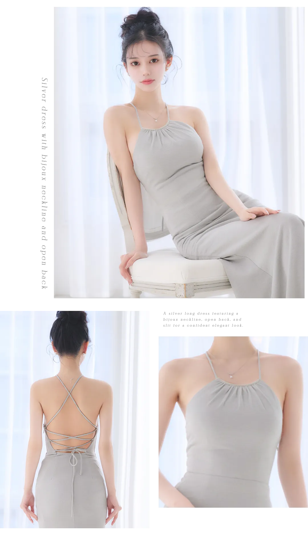 アメスリウエストビジューラメロングドレス/キャバドレス2