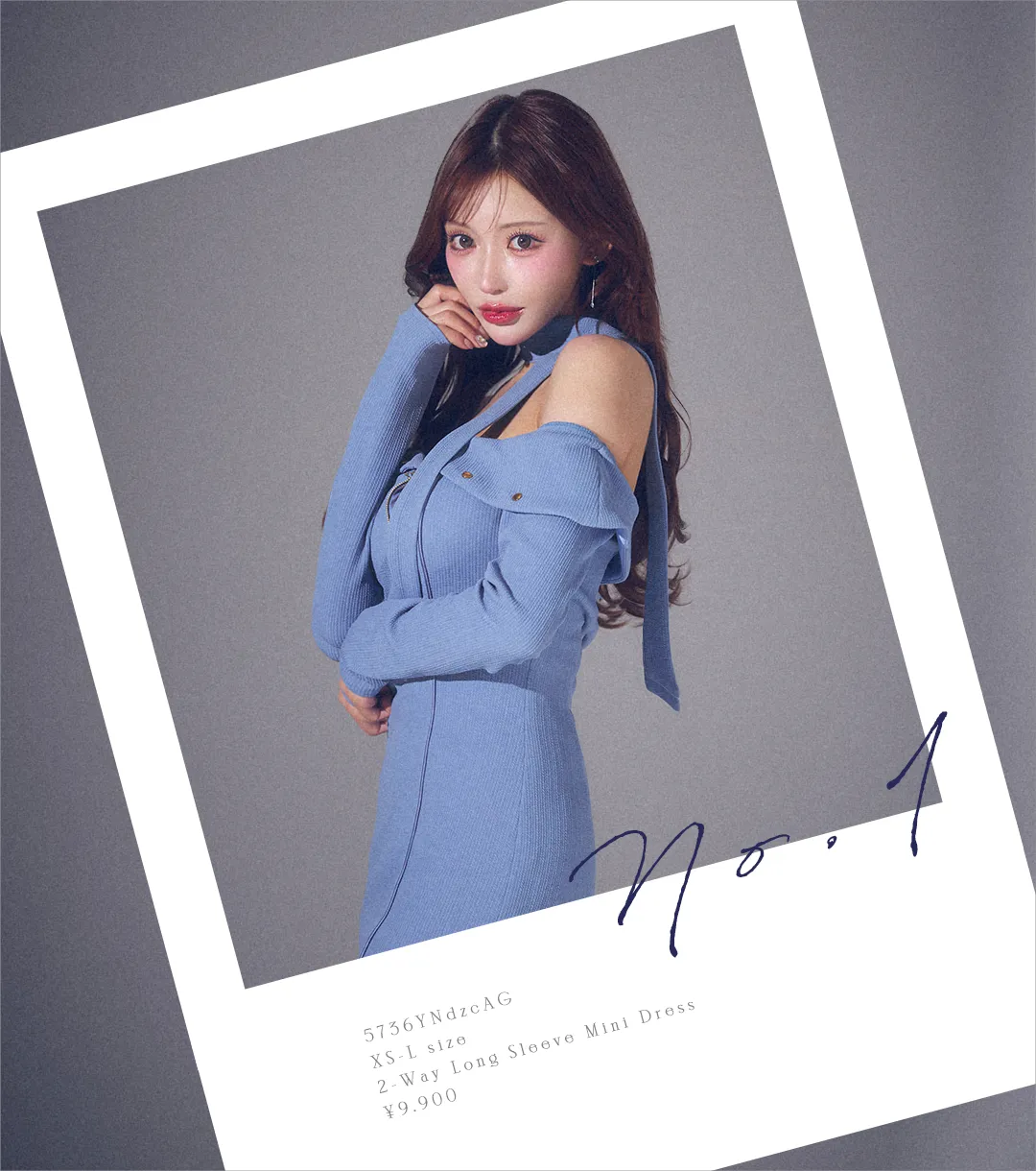 2WAYロングスリーブミニドレス/キャバドレス6