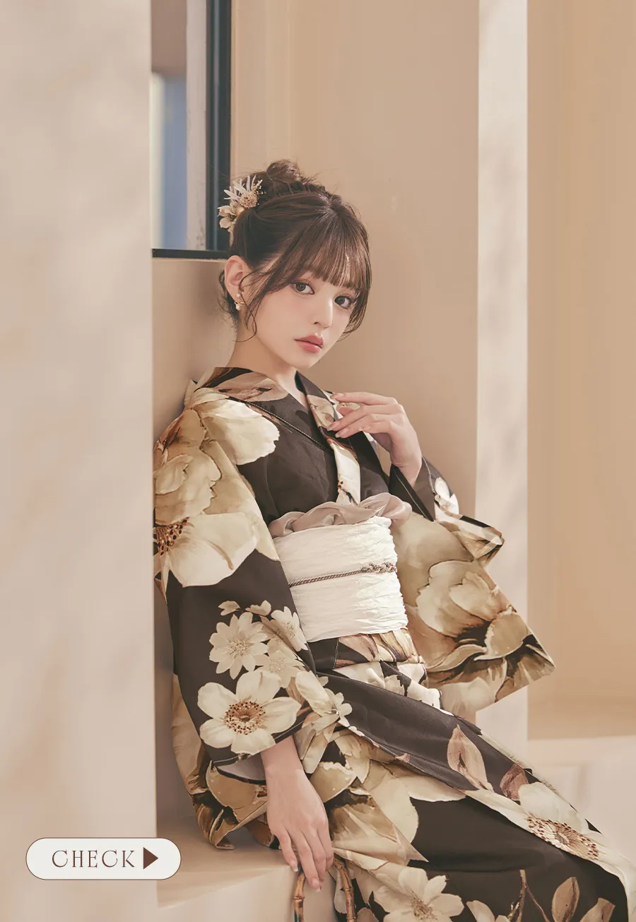 2026最新浴衣コレクション ちぃぽぽが着る、MOCHA FLORAL-11