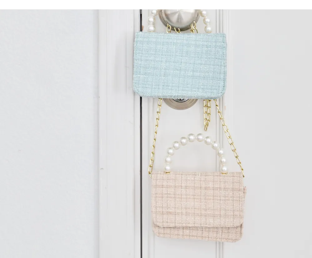 ツイード/パール/ハンドバック【バッグ】【Fサイズ/3カラー】[OF03] [B1013-230101-1]