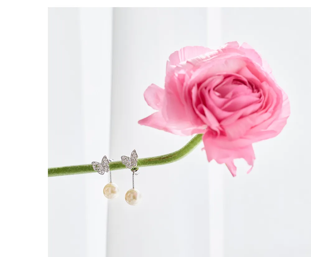 【ピアス】バタフライパールビジューピアス【Fサイズ/1カラー】[OF02]　 [PI157-251024-1]