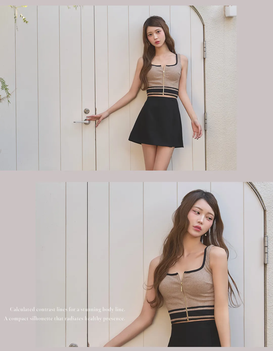 ノースリーブカジュアルセットアップ/キャバドレス3