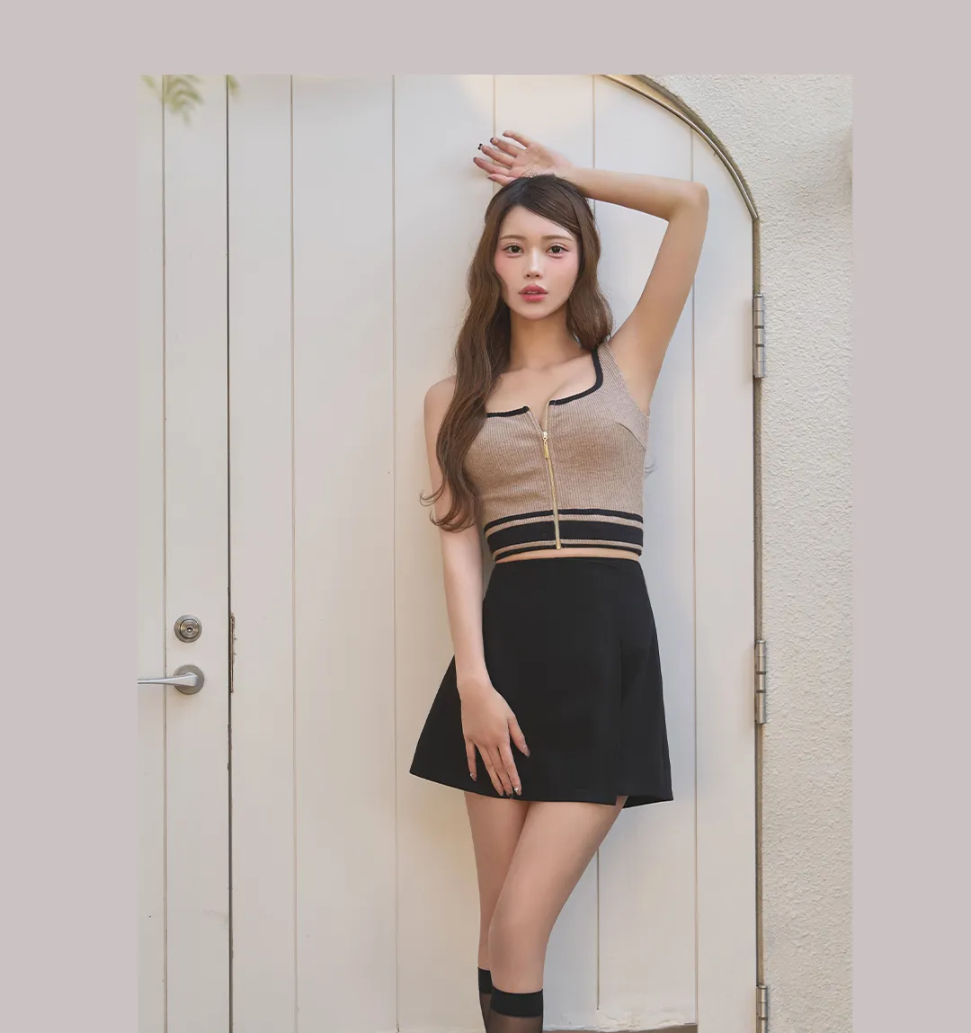 ノースリーブカジュアルセットアップ/キャバドレス4