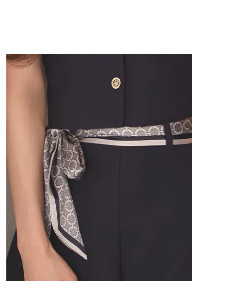 スカーフショーパンセットアップ 着用背面｜キャバドレス通販JEWELS