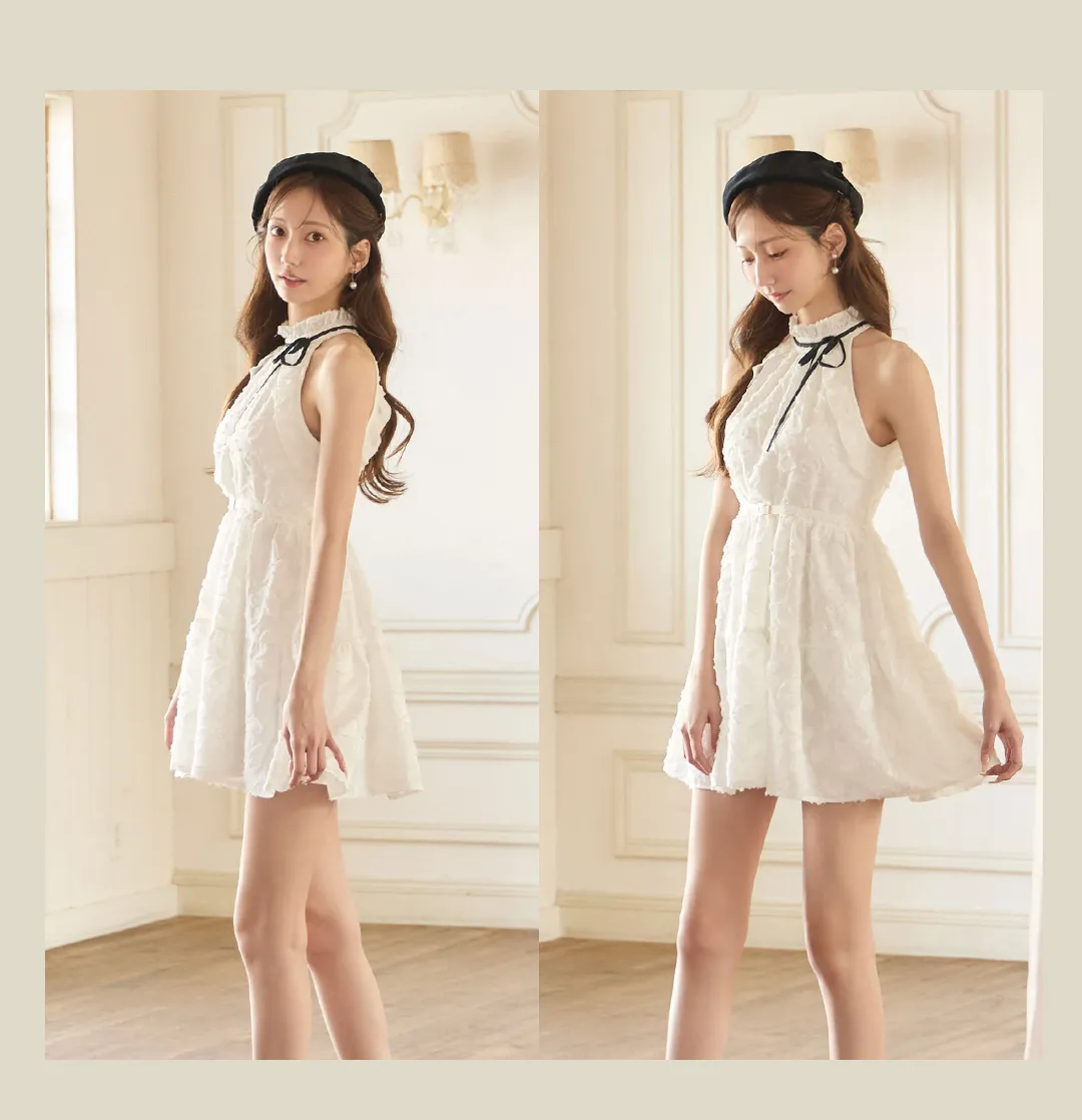 オフショルシャーリングドッキングショートパンツミニドレス/キャバドレス3