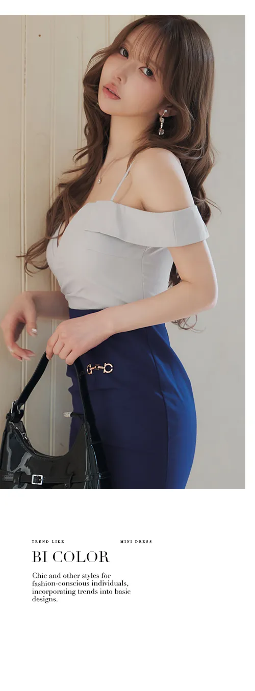 ribbon V Neck ドレス 詳細1 4