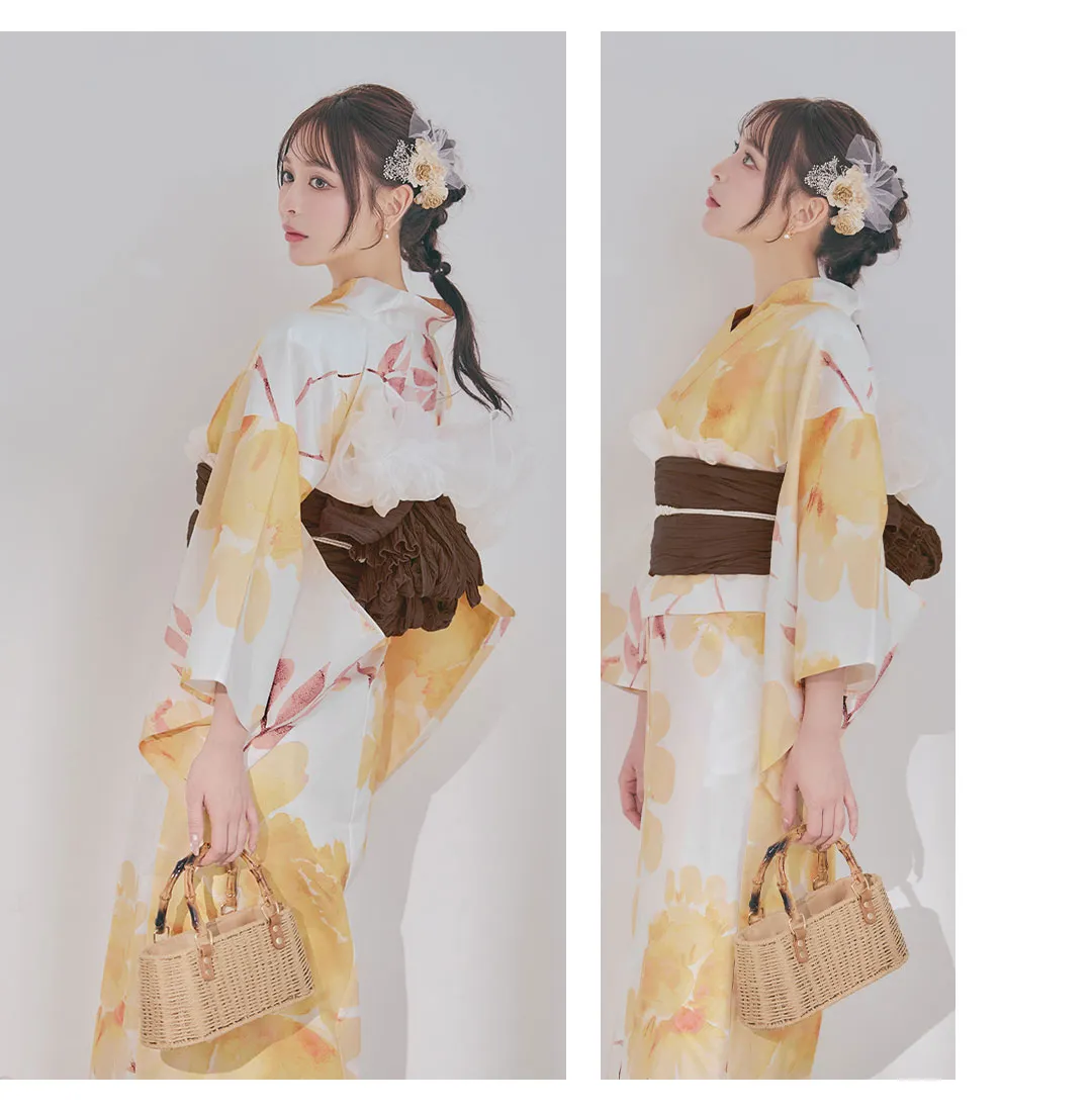 kieが着る、WARM FLOWER浴衣-6