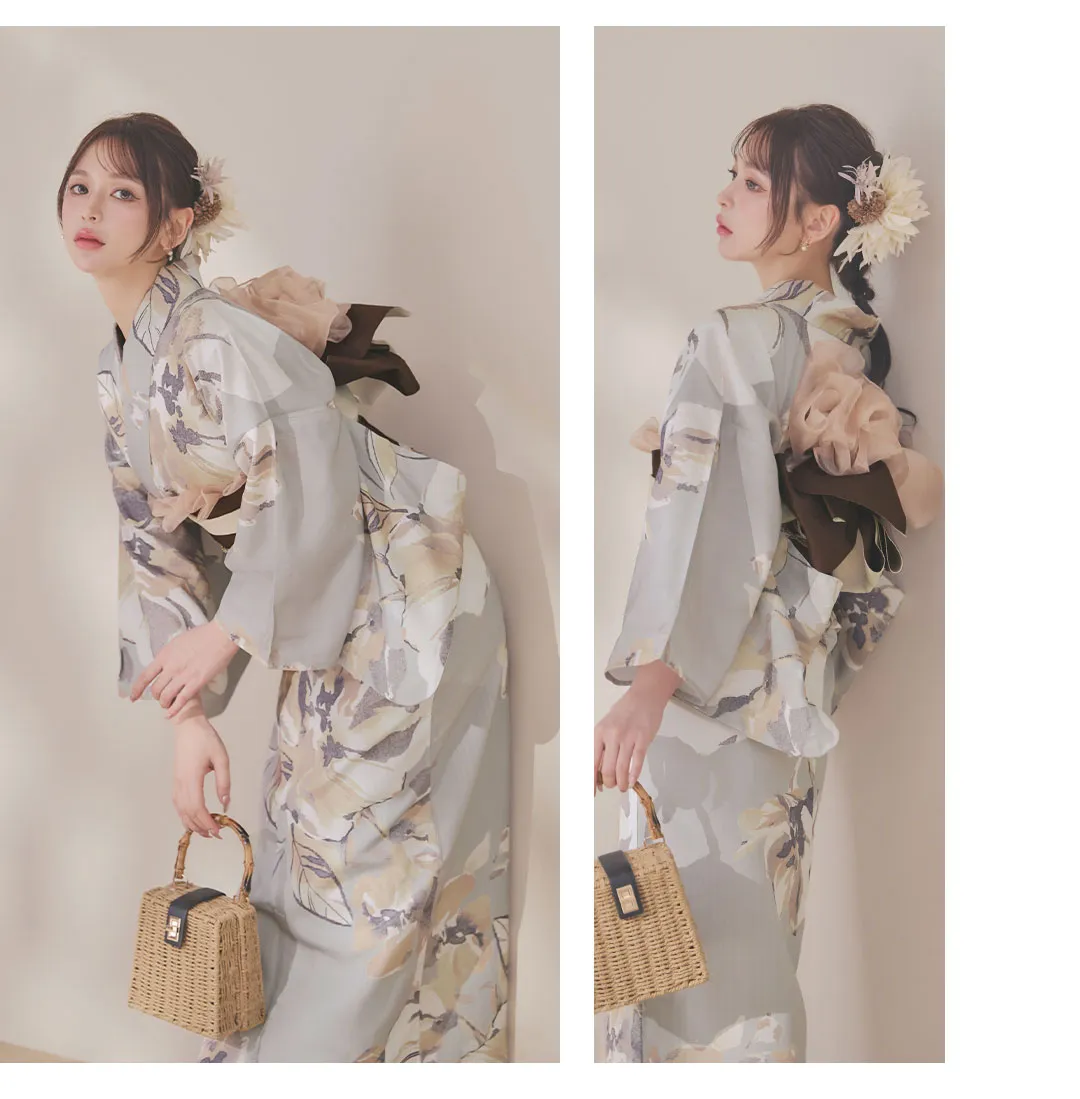 kieが着る、WARM FLOWER浴衣-17