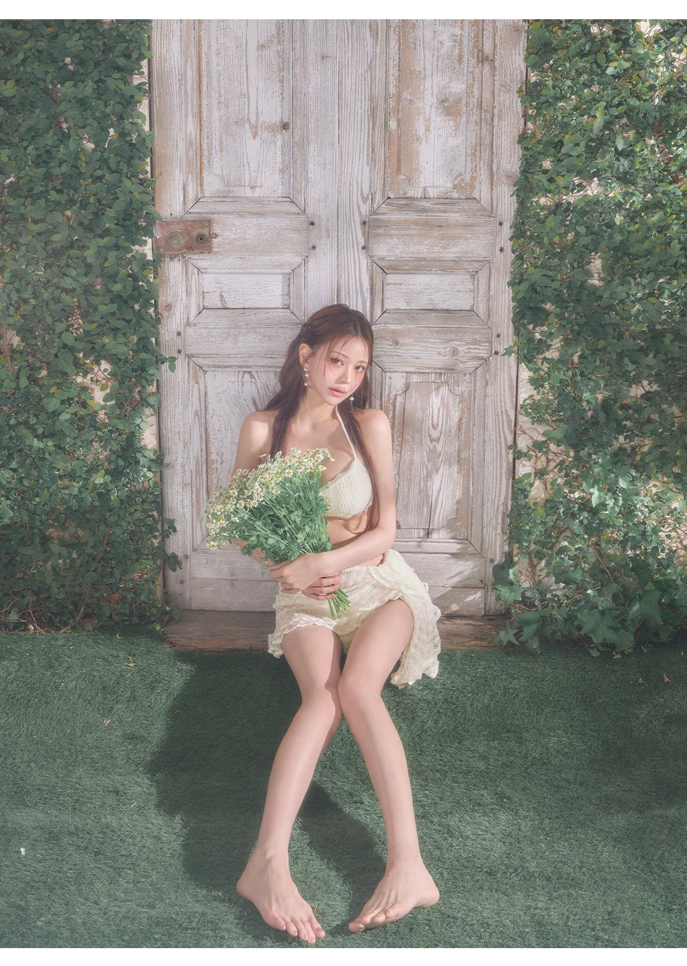 【ビキニ】【水着】Solle echo swimwear Ivory 4