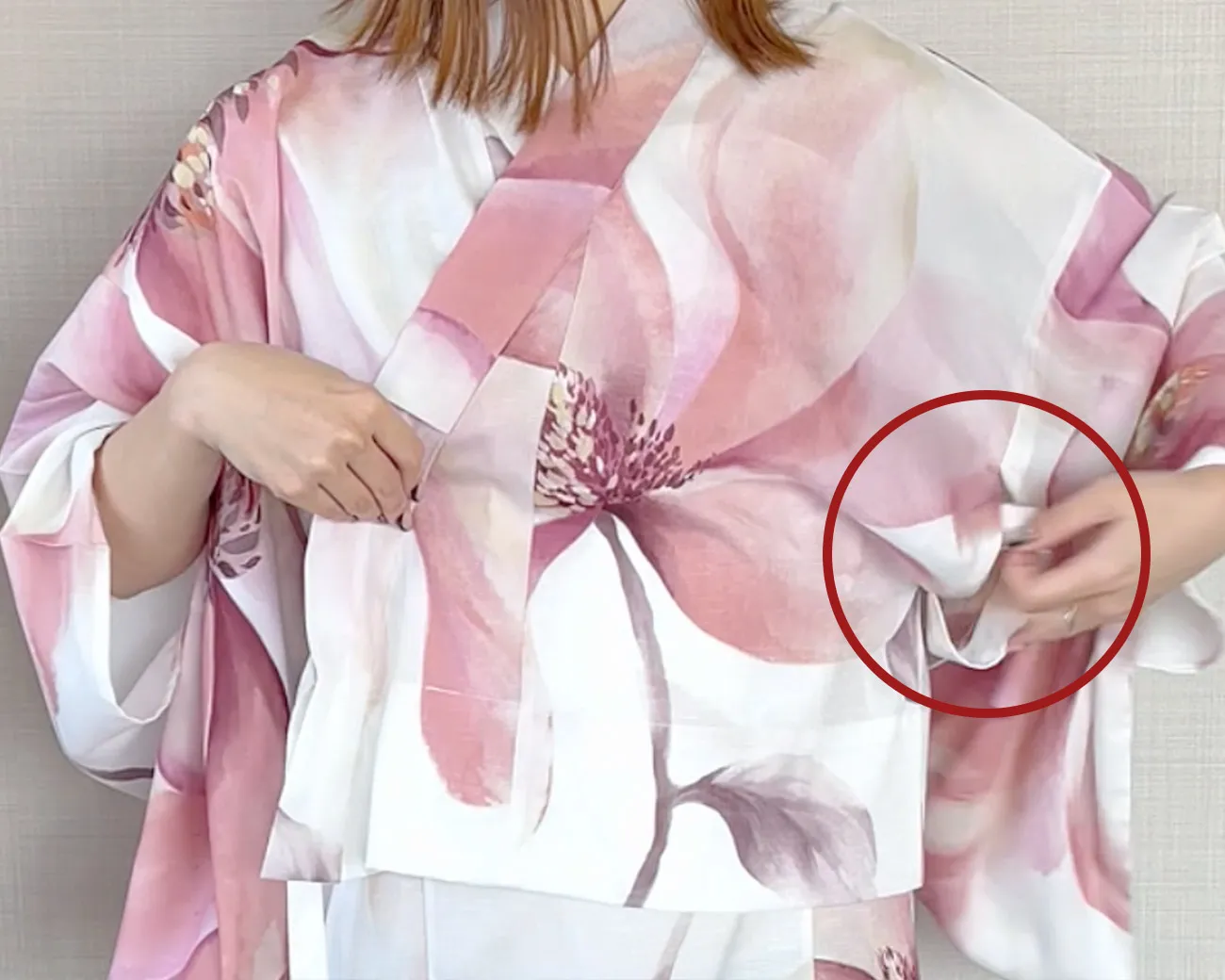 浴衣セパレート着付け方2