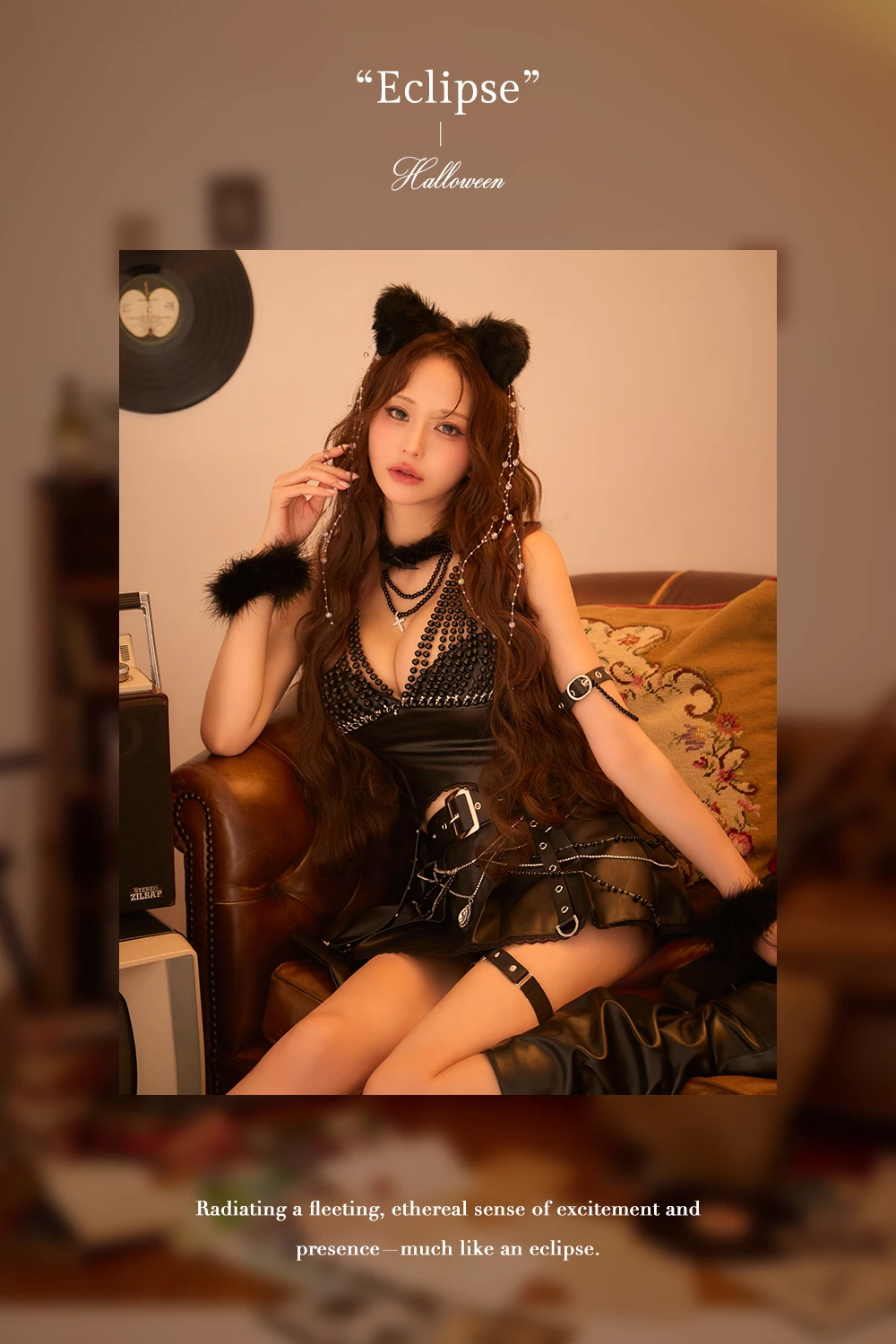 Solle Eclipse Halloween Black 着用イメージ（ラスト2）