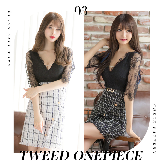 TWEED ONEPIECE - ドレスショップ Jewels（ジュエルズ）