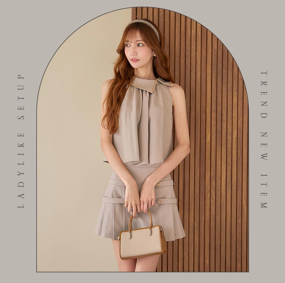 アシンメトリーセットアップドレス2