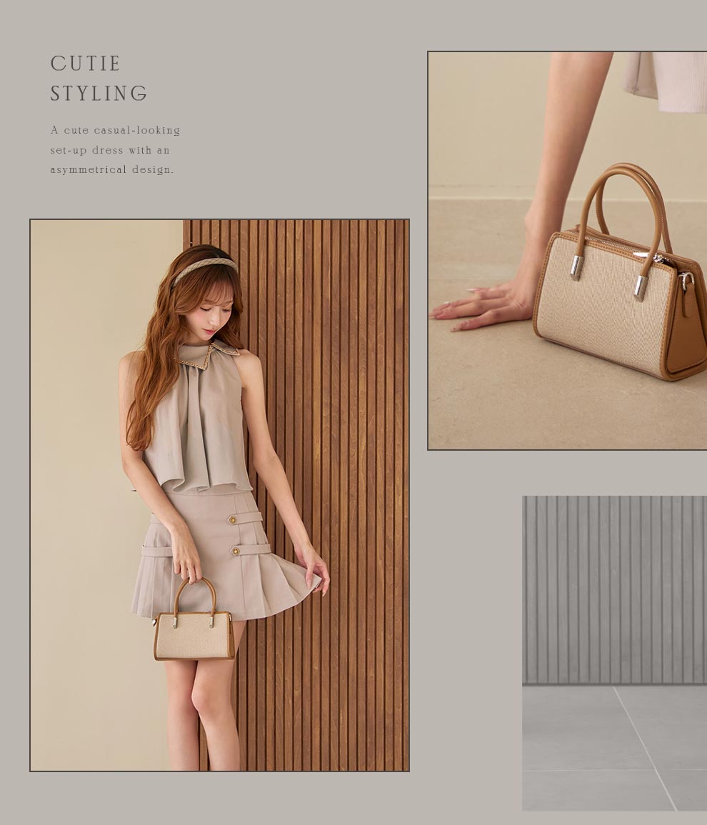 アシンメトリーセットアップドレス3