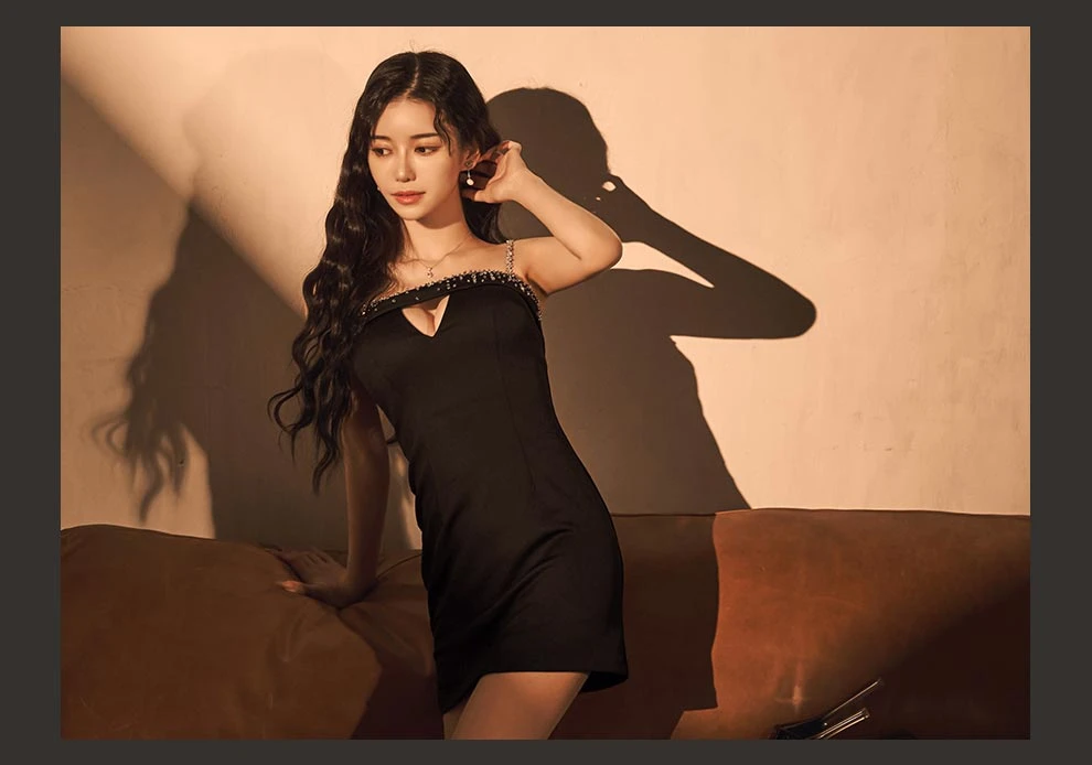 カットアウトビジューキャミタイトミニ3