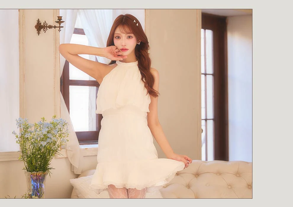 アメスリシフォンマーメイドミニドレス3