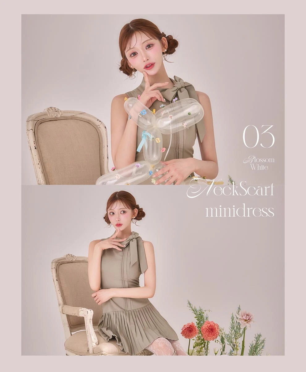 明日花キララちゃん着用 リボンタイプリーツスカートドレス1